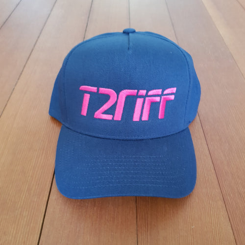 T2RIFF Cap blau/pink
