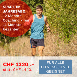 COACHING ABO RUNNING: JAHRESMITGLIEDSCHAFT