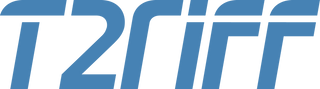 T2RIFF Logo blau